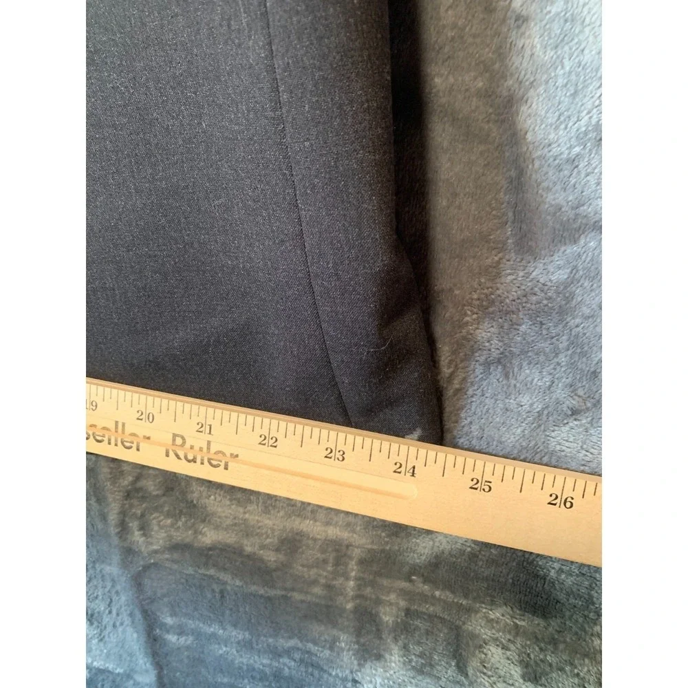 Eddie Bauer Vtg Blazer Mens 42 Regular Two-Button Charcoal Grey Business Flaw